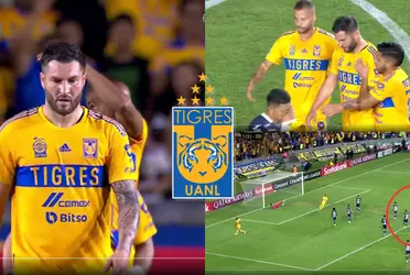 Gignac abrió el marcador ante el Motagua de Honduras en el Estadio Universitario