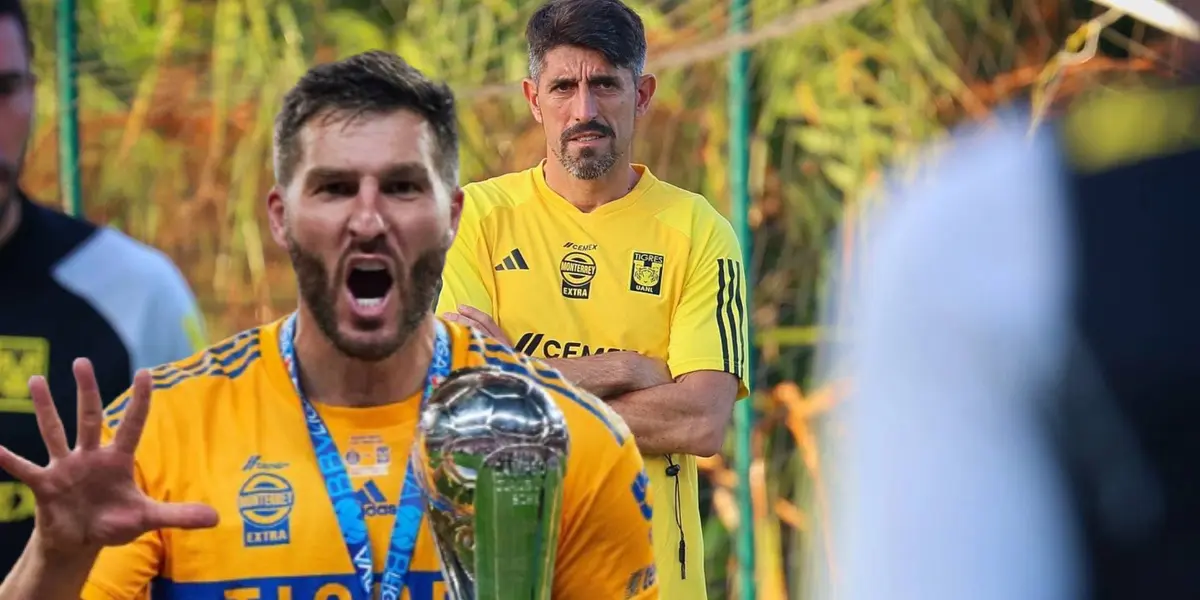 Gignac junto a Paunovic (FUENTE: Somos Tigres)