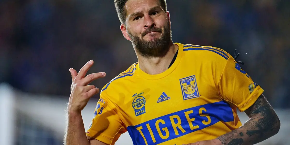 Gignac marcó en el partido de hoy ante los Tuzos de Pachuca donde los Tigres empataron en el Hidalgo.