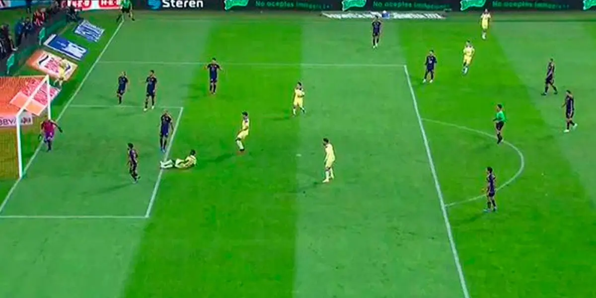 Gignac ya amenazó en un par de ocasiones la portería águila