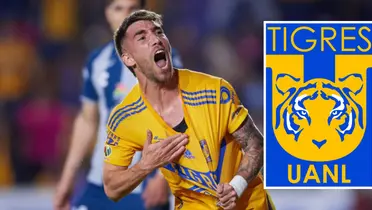 Gorriarán con escudo de Tigres/FOTO: Transfermarkt