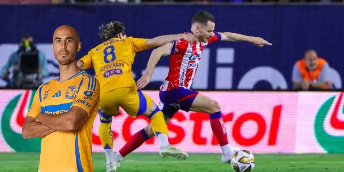 Guido Pizarro en el Tigres vs San Luis/FOTO: Futbol Total
