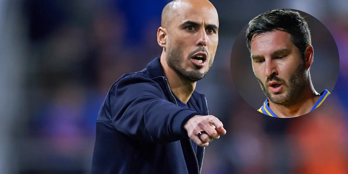 Guido Pizarro, entrenador de Tigres y André Pierre Gignac Foto: Tigres UANL