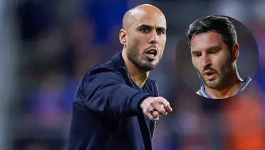 Guido Pizarro, entrenador de Tigres y André Pierre Gignac Foto: Tigres UANL