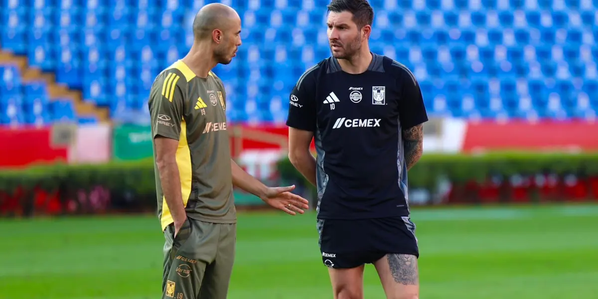 Guido Pizarro y André-Pierre Gignac Foto: Tigres UANL