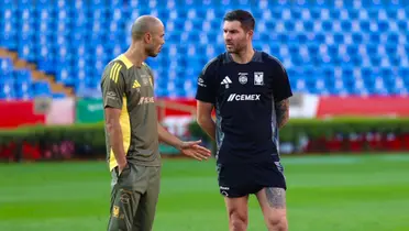 Guido Pizarro y André-Pierre Gignac Foto: Tigres UANL