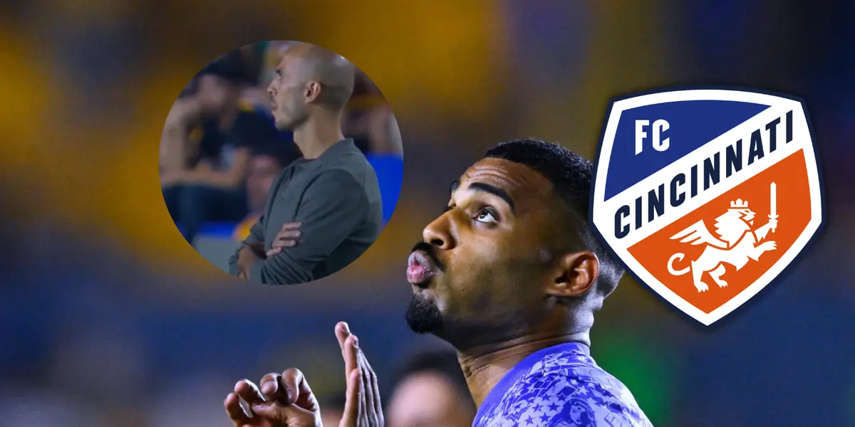 Guido Pizarro y Joaquim Foto: Captura de TUDN, Escudoteca y Tigres UANL