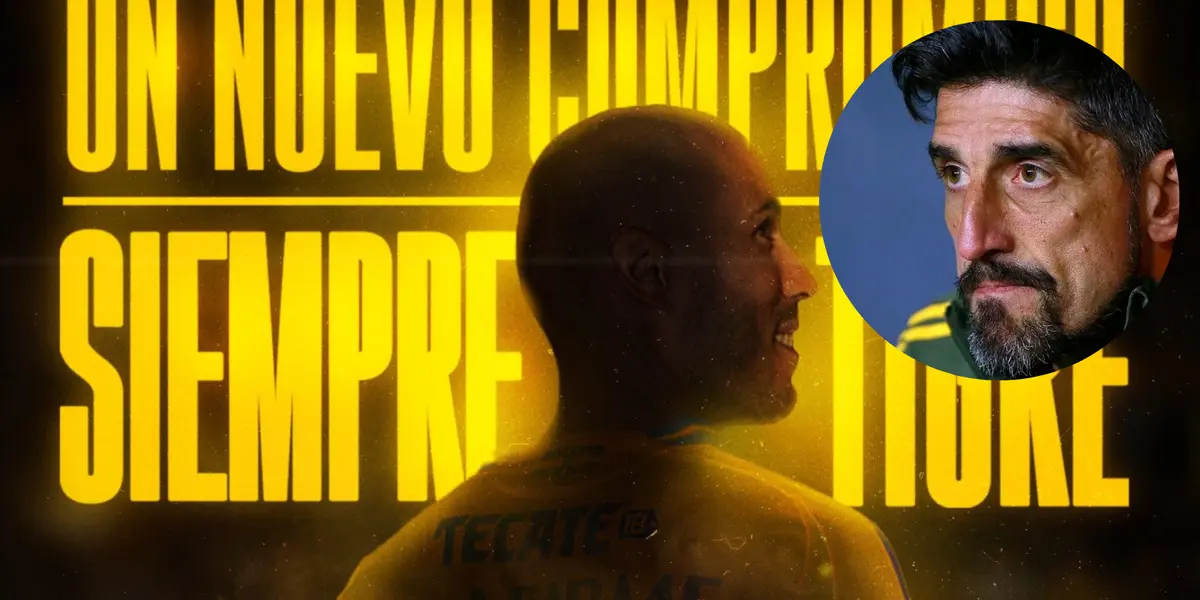 Guido Pizarro y Veljko Paunovic Foto: Tigres UANL