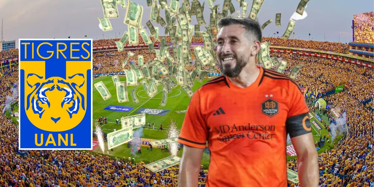 HH en el Volcán y escudo de Tigres/FOTO: MLS en español