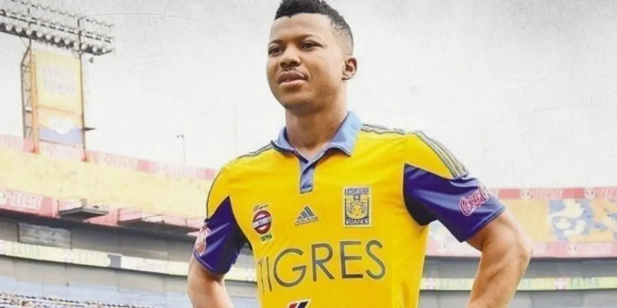 Ikechukwu Uche en su presentación / Foto: @TigresOficial