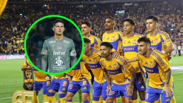 James Rodríguez y Club Tigres Foto: Club León y Tigres UANL