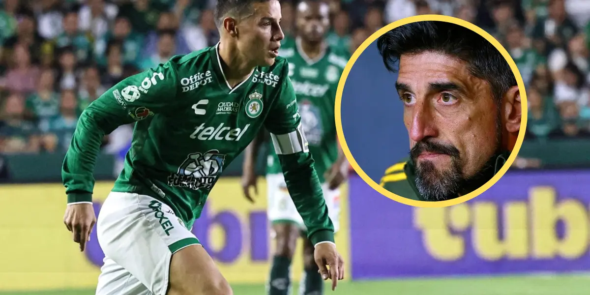 James Rodríguez y Veljko Paunovic Foto: Club León y Tigres UANL