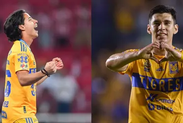 Jesús Angulo volvió a marcar gol con los Tigres y festejó de manera polémica con Diego Laínez
