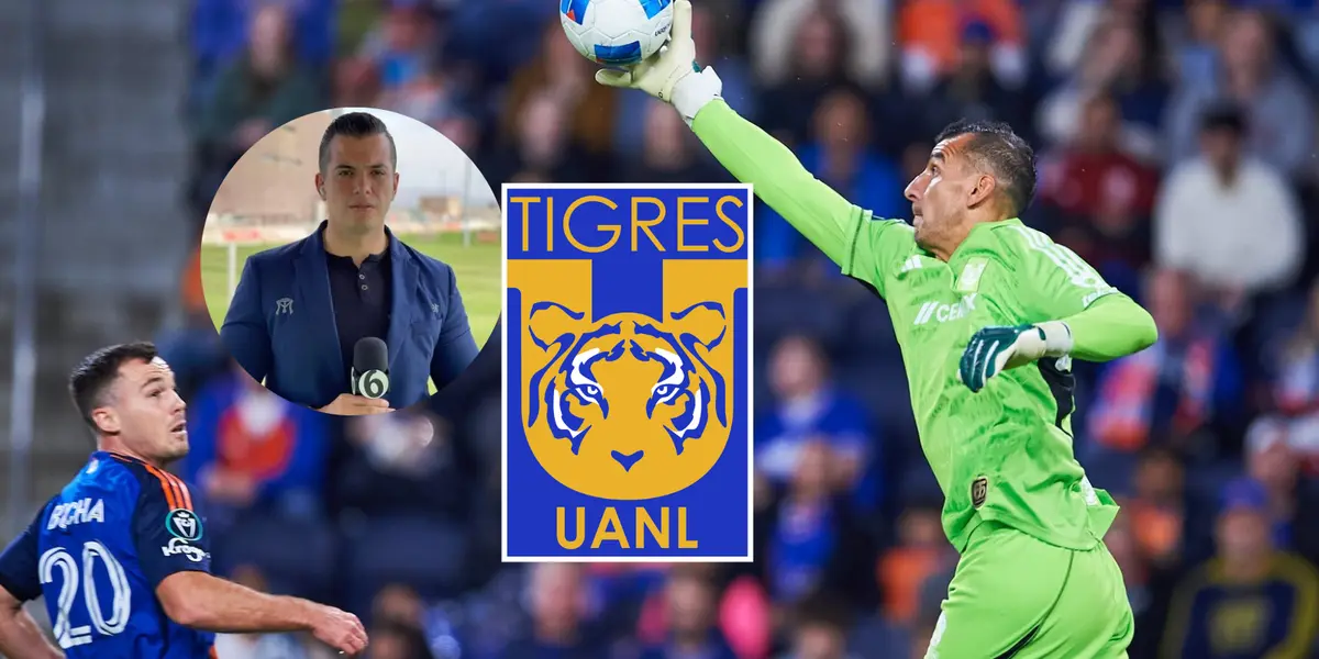 Jesús Barrón Foto: Tigres UANL, Escudoteca y X