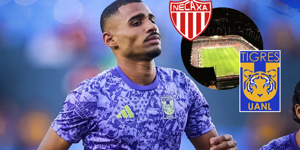 Joaquim Pereira Foto: Tigres UANL, captura de Claro Sports y Escudoteca