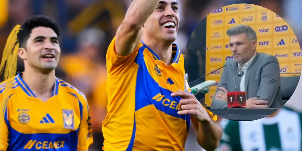 Juan Brunetta y Fernando Ortíz Foto: Captura de X y Tigres UANL