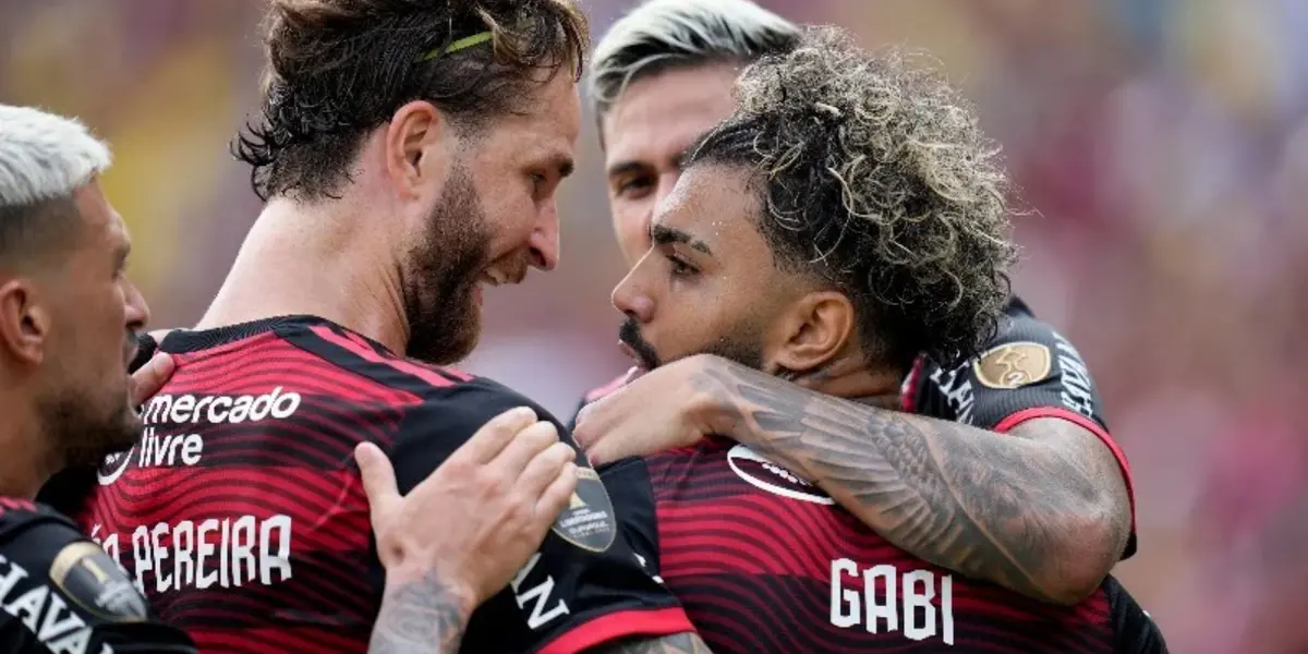 Jugadores de Flamengo en festejo | Foto: AP