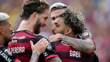 Jugadores de Flamengo en festejo | Foto: AP