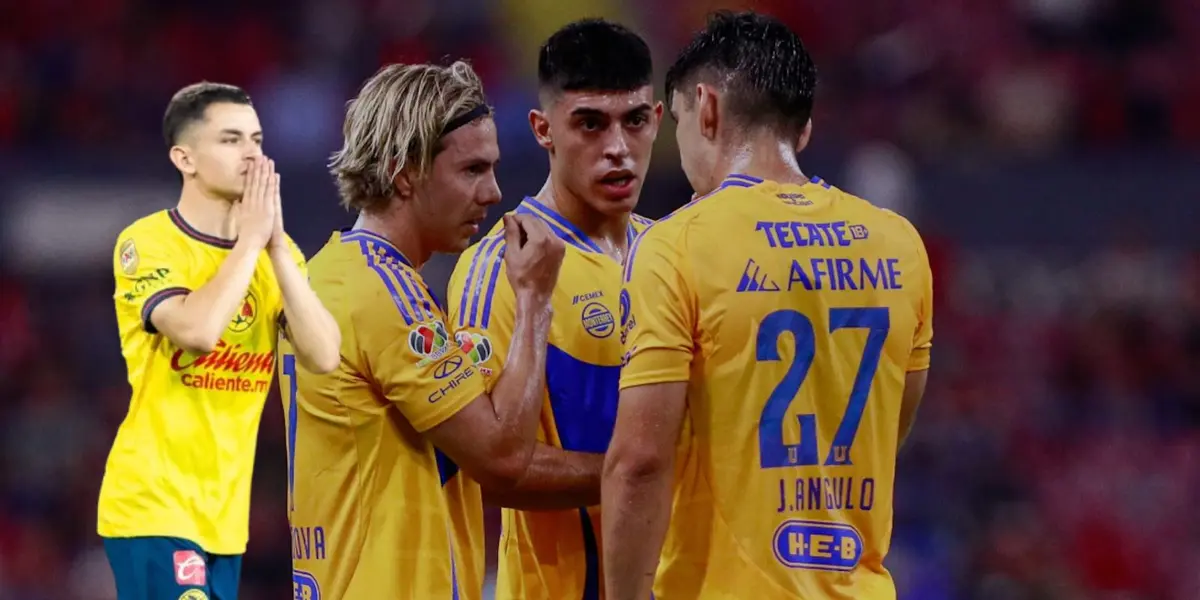 Jugadores de Tigres y Fidalgo/FOTO: Tigres