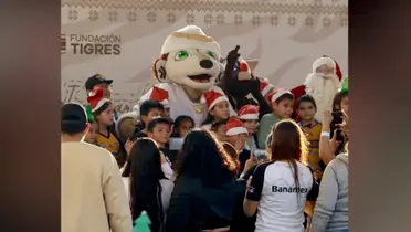 La mascota felina animando la posada / Foto: El Informador