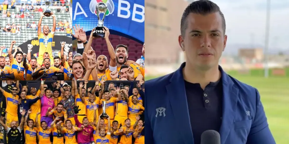 La misma Liga MX le muestra a Jesús Barrón que Tigres consiguieron el famoso triplete