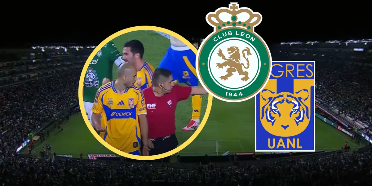 León vs Tigres Foto: Captura de Tubi y Escudoteca
