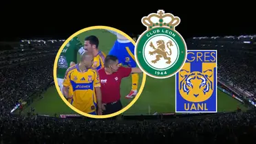 León vs Tigres Foto: Captura de Tubi y Escudoteca