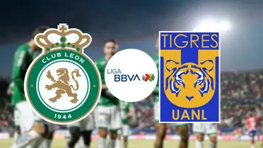 León vs Tigres UANL Foto: Club León y Escudoteca