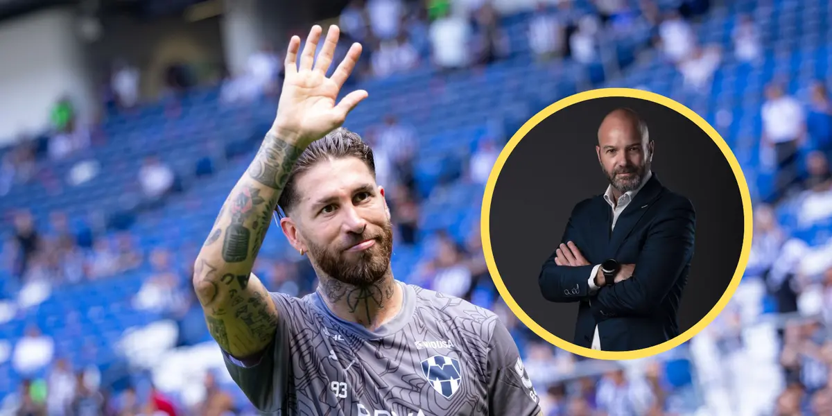 Luis García y Sergio Ramos Foto: Rayados y TV Azteca