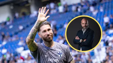 Luis García y Sergio Ramos Foto: Rayados y TV Azteca