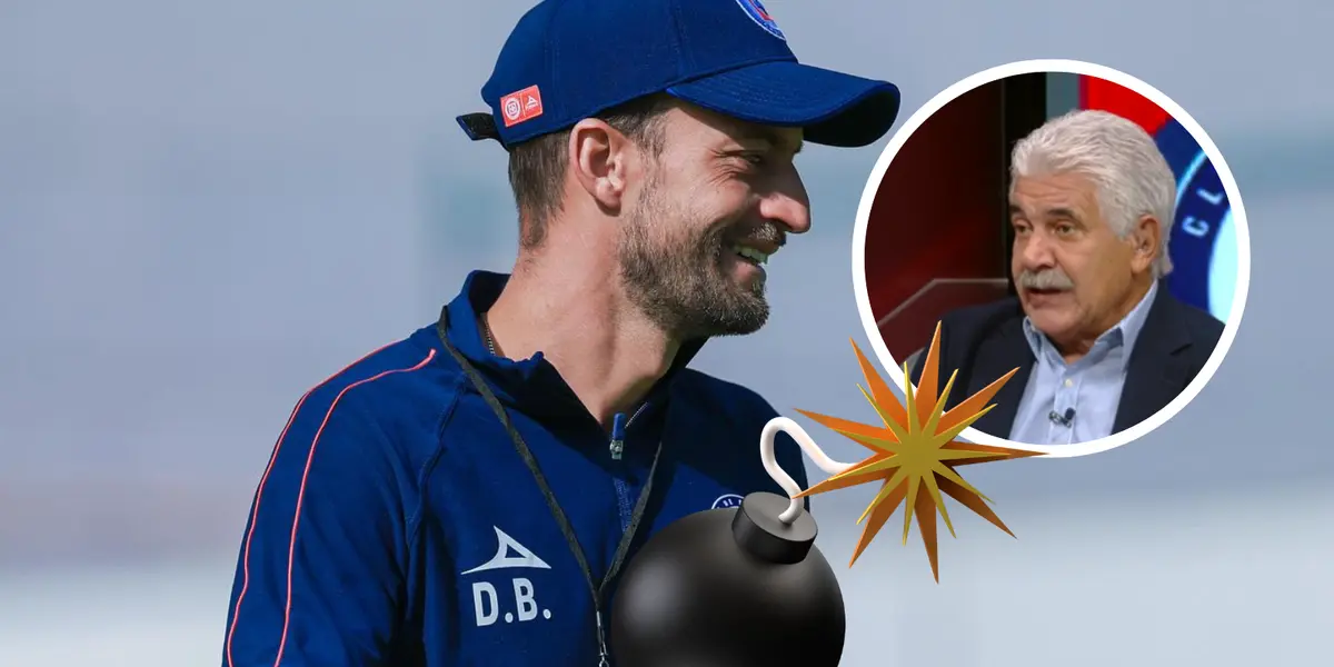 Martín Anselmi y Ricardo Ferretti Foto: Captura de ESPN y Cruz Azul