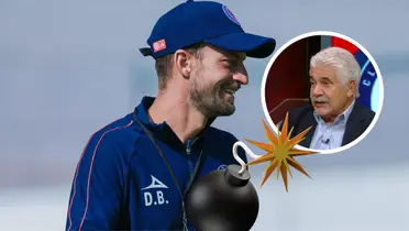 Martín Anselmi y Ricardo Ferretti Foto: Captura de ESPN y Cruz Azul