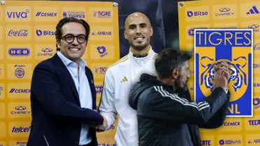 Mauricio Culebro, Guido Pizarro y Veljko Paunovic Foto: Escudoteca y Tigres UANL