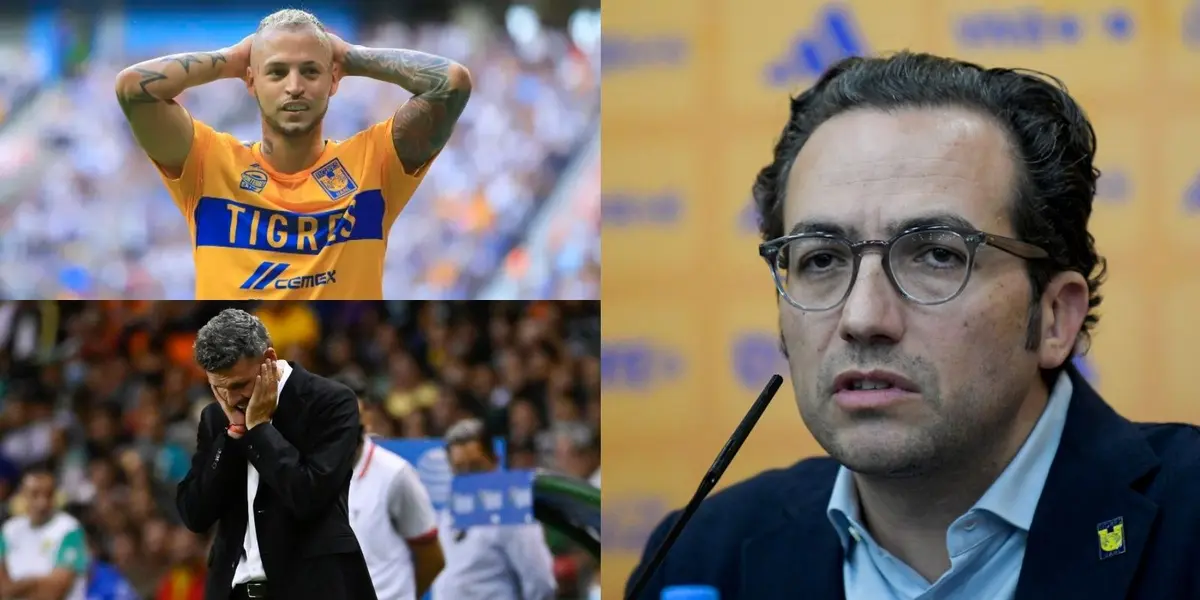 Mauricio Culebro habló sobre los refuerzos que podrían llegar a Tigres y confesó quien podría cubrir el lugar del Diente