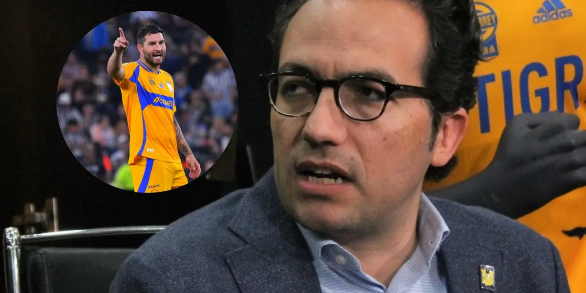 Mauricio Culebro y André Pierre Gignac Foto: Tigres