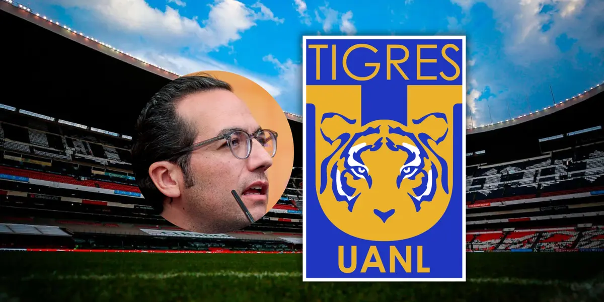 Mauricio Culebro y el Estadio Azteca Foto: Estadio Azteca y Tigres