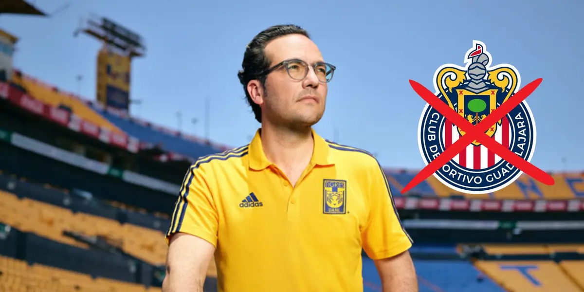 Mauricio Culebro y escudo de Chivas/FOTO: Mediotiempo