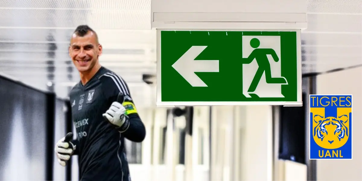 Nahuel en la puerta de salida/FOTO: Récord