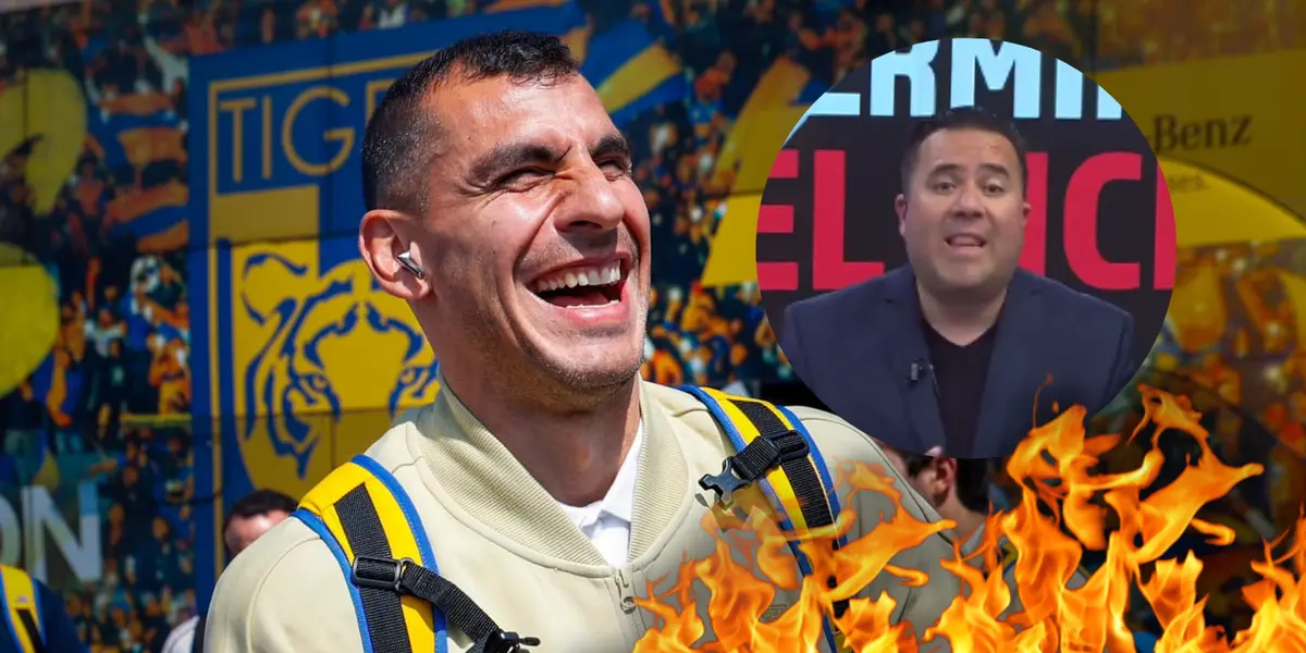 Nahuel Guzmán y Aldo Rodríguez Foto: Captura de X Multimedios y Tigres UANL