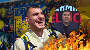 Nahuel Guzmán y Aldo Rodríguez Foto: Captura de X Multimedios y Tigres UANL