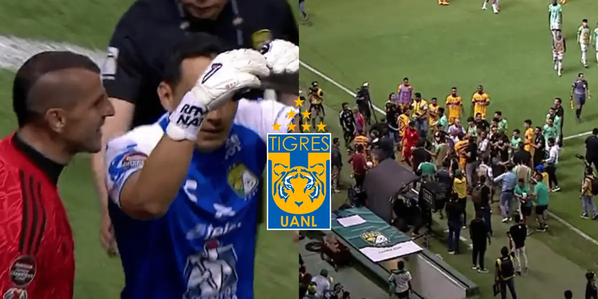 Nahuel sacó la casta y no permitió las acciones de Cota para burlarse de Tigres