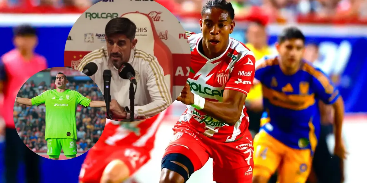 Necaxa vs Tigres UANL Foto: Club Necaxa, X y Tigres UANL