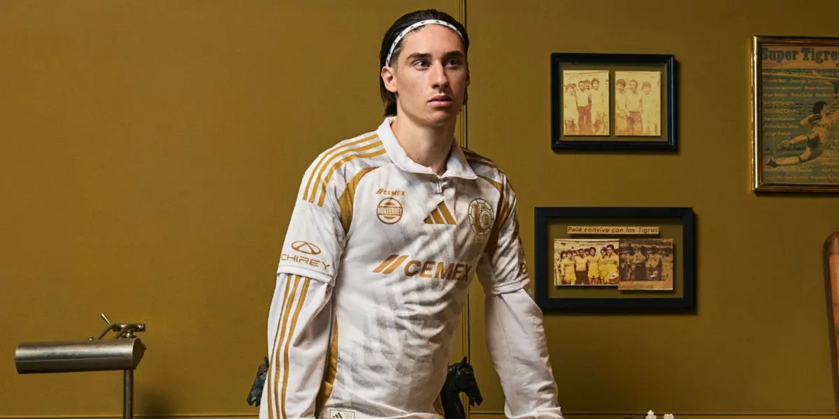 Nueva playera de Tigres/FOTO: x Tigres