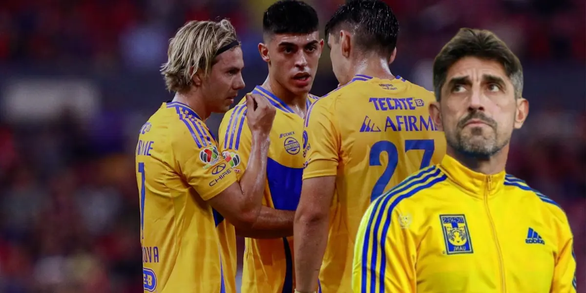 Pauno y jugadores de Tigres/FOTO: Mediotiempo