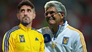 Pauno y Tuca con Tigres/FOTO: TV Azteca
