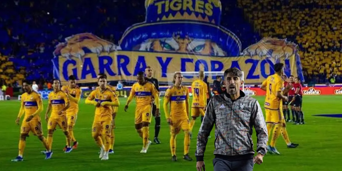 Paunovic y jugadores de Tigres con la afición/FOTO: Fútbol Total