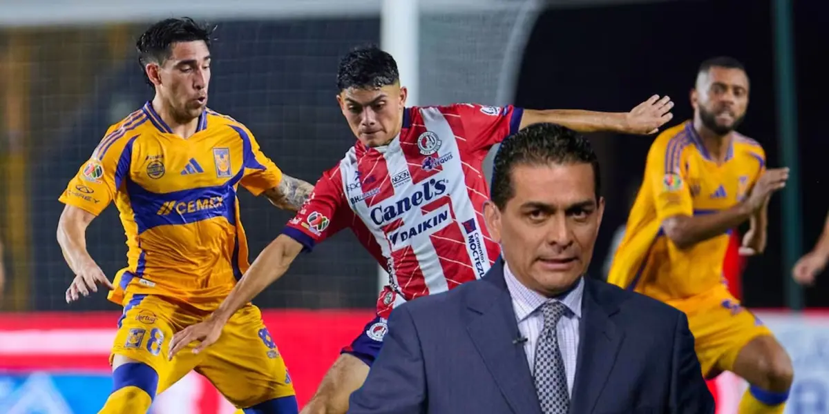 Ramos Rizo en el tigres vs San Luis/FOTO: Tv Azteca
