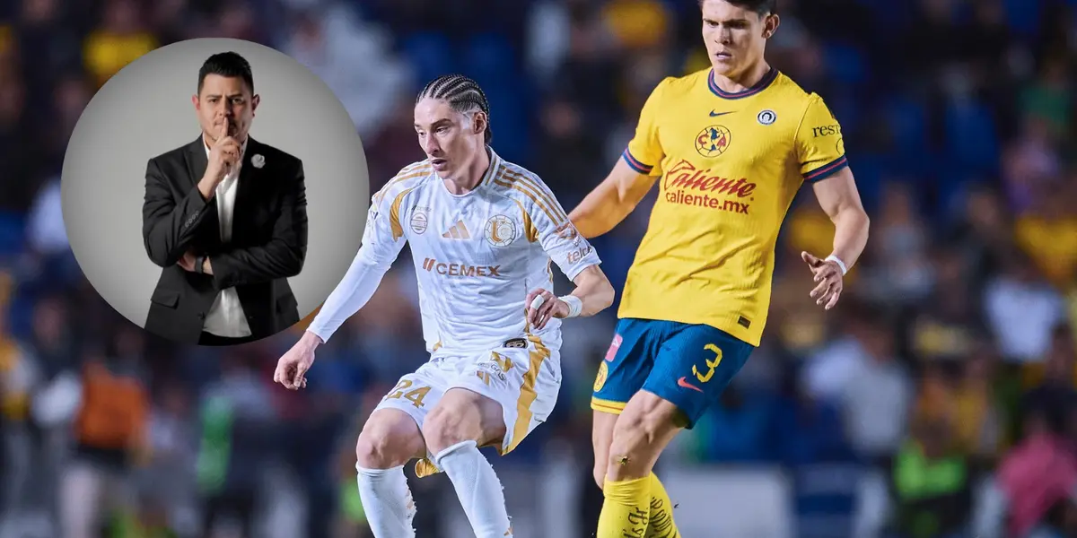 Roberto Barocio y su tremendo dardo a Tigres Foto: Club América y X