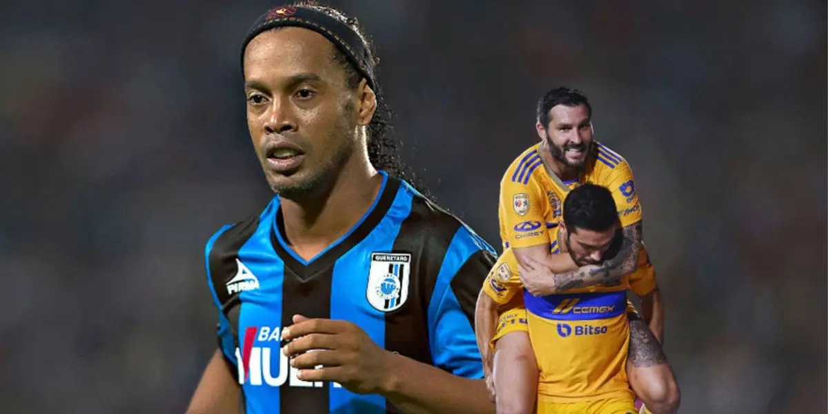 Ronaldinho y Gignac y Vigón/FOTO: Mediotiempo