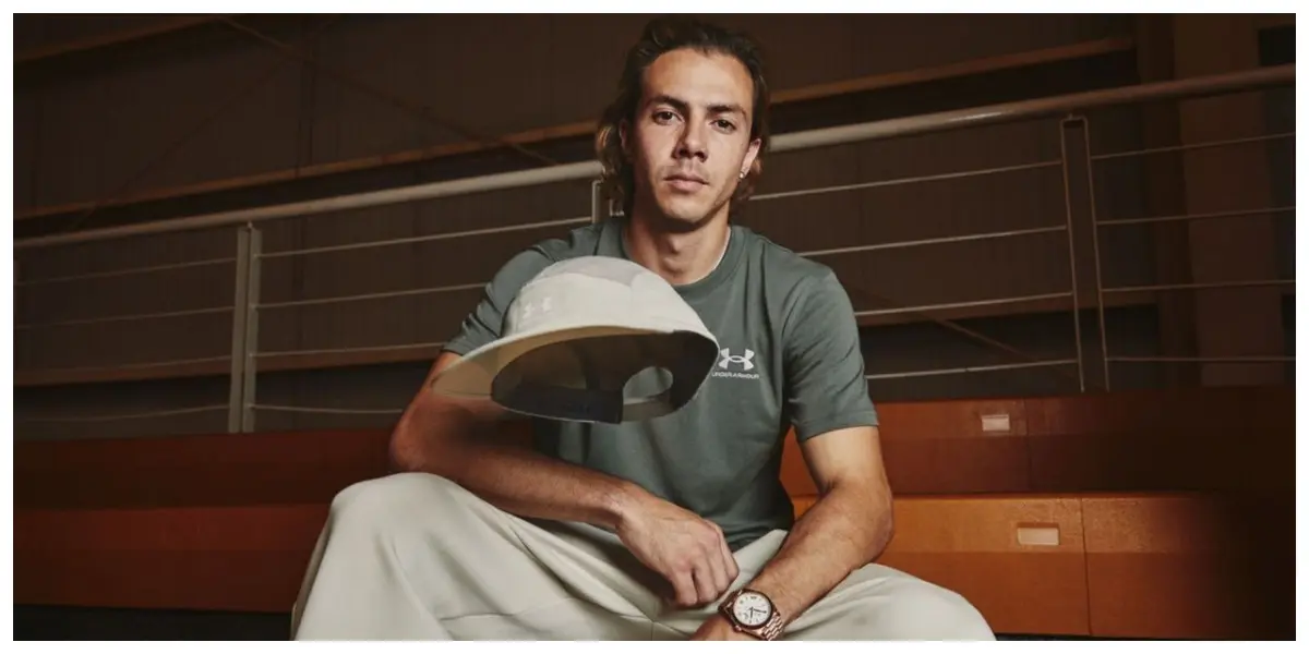 Sebastián Córdova recién contratado con Under Armour un contrato de exclusividad